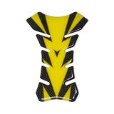 Tankpad Tankpad 3D sticker voor motorfiets Kleuren geel, 13 x 19 cm