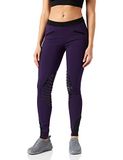 HKM Starlight Rijlegging - Silicoonknievlak - Paars/Zwart - Maat 40