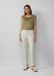 s.Oliver Sigarettenbroek in slim fit met elastische tailleband Beige