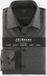 OLYMP Level 5 24/Seven Body Fit overhemd antraciet grijs tricot