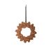 Kähler Couronne de Noël Gingerbread Ø18.5 cm Brun