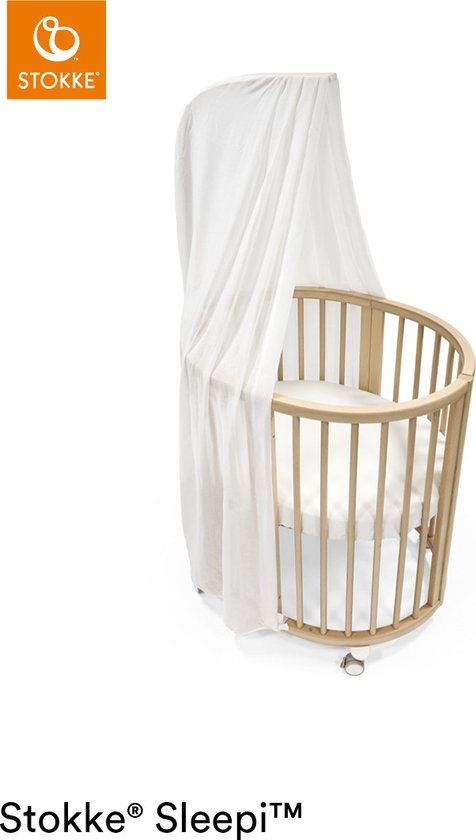 Stokke Sleepi Bedhemeltje V3, Wit - Creëer een gezellige, rustige omgeving voor je baby