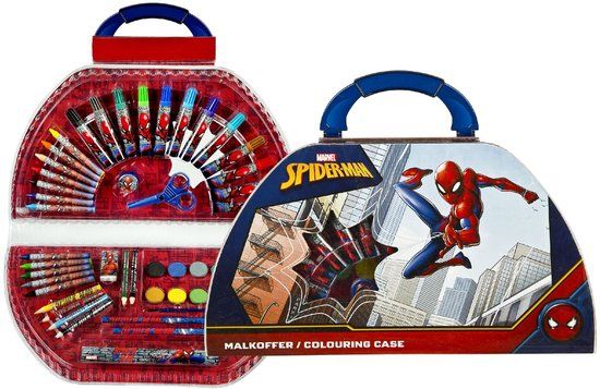 Spider-Man Tekenkoffer 51-delig
