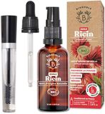 Bionoble Ricinusolie 50ml – 100% Biologisch & Koudgeperst – Inclusief Mascara Kit, Pipet, Pompje & Trechter – Voor Wimpers, Wenkbrauwen, Haar & Baard