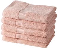 TODAY Essential - Set van 5 badlakens 70x130 cm 100% Katoen, Roze