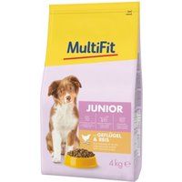 MultiFit Droogvoer Hond Junior, met Gevogelte & Rijst 4 kg