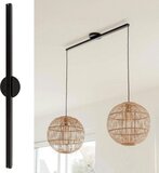Lightswing Twin 90cm - Ophangsysteem voor twee Hanglampen - Mat Zwart