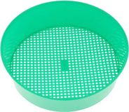 Famanu - Tamis de jardin - Améliore l'aération du compost - Métal durable - Vert 1 pièce