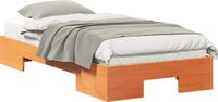 vidaXL Bedframe Bruin 90 x 200 cm