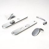 HOPPE vh gr/kr schild F1 3236 rd pc55 ktb Deurbeslag F1 PC55 deurdikte 35-45