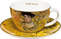 Goebel - Gustav Klimt Kop en schotel Adele Bloch-Bauer Porselein 250ml