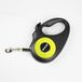 Julius-K9 Retractable Dog Lead, L - 5 m Tape, Black/Neon