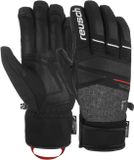 Reusch Thunder R-TEX® XT Unisex Zwart-rood Vingerhandschoenen Maat 7,5