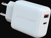 LC-Power LC-GAN-45 oplader voor mobiele apparatuur Universeel Wit AC Snel opladen Binnen