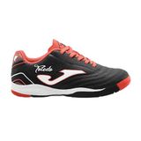 Joma ToledoJR Voetbalschoenen, uniseks, maat 31-38, ideaal voor kunstgras, Zwart, 31 EU