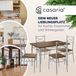 CASARIA Eettafelset Paul, 5-delig, eikenhout, donker