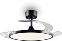 RL LIVE YOUR LIGHT REALITY KASFJORD - Ventilator - Zwart mat - 106 cm