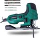 VONROC Decoupeerzaag 550W – Ergonomische T handgreep – 4 pendelstanden – Incl. 5 zaagbladen