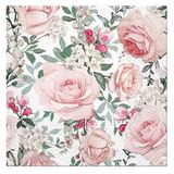 Homéa 20 Papieren Servetten 3-laags 33 x 33 cm Rozen