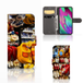 B2Ctelecom Samsung Galaxy A40 Flip Cover Klompen