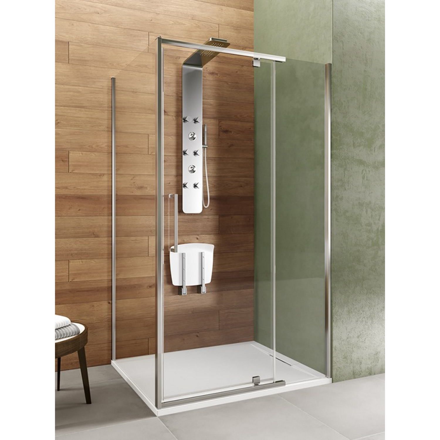 Lacus Douchecabine lacus pianosa evo 2-delig chroom (alle maten)