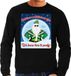 Bellatio Decorations Shoppartners Bv Foute Kersttrui / sweater - Christmas Achterhoek style we know how to party - zwart voor heren - kerstkleding / kerst outfit XL