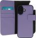 imoshion Hoesje - Geschikt voor Apple iPhone 16 - Uitneembare 2-in-1 Luxe Bookcase - Paars