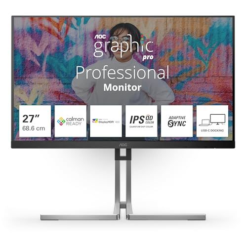 AOC Q27U3CV 68,6 cm (27") 2560 x 1440 pixels 4K Ultra HD LCD Noir
