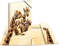 HERMA Elastomappen A3 PP Giraffenvriendjes
