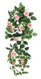 Kunstrozenhanger 74 cm rozenboog slinger kunstbloem hangende bruiloftsboog romantische decoratie roze