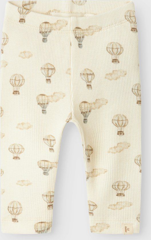 LIL' ATELIER NAME IT - NBNGAVO ELF SLIM LEGGING LIL NOOS - Baby - Leggings - Unisex - Turtledove - Print - Katoen, Lyocell, Elastaan