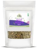 Herbes du Monde - Biologische zachte nachtthee – biologische anti-stress thee – natuurlijke plantenmix – 1 zakje van 50 g AB-gecertificeerd