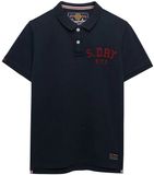 Superdry Vintage Athletic Polo Donkerblauw L