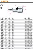 Beta Torx Dop 1/2" T60 920TX
