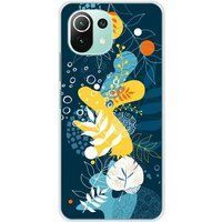 1001 coques Xiaomi Mi 11 Lite Sea flowers bedrukt siliconen hoesje