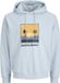 JACK & JONES JJPERRY SWEAT HOOD Homme XL Celestial Blue Coton/Polyester