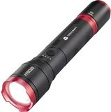 TOOLCRAFT Handlamp werkt op Li-ion oplaadbare batterij of batterijgevoed Verstelbaar, Instelbare puntgrootte, Met strob
