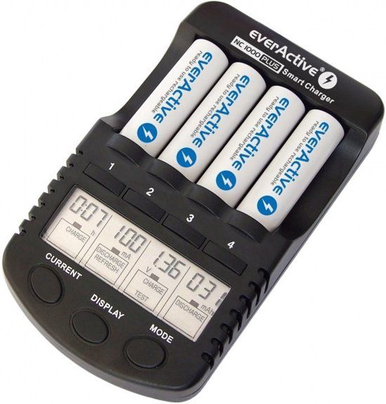 everActive NC-1000 PLUS Professionele Batterijen Lader BL138