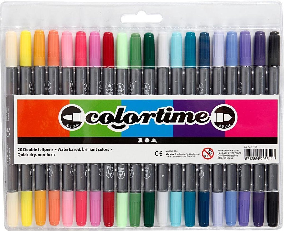 creotime 20 Colortime Dubbelstiften