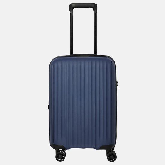 Travelite Skymate KLM Handbagage Trolley – Harde Schaal, TSA, Expandable - Navy