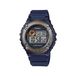 Casio W-216H-2B Unisex Polshorloge Blauw Resin Mineraalglas 20 ATM