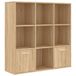 VidaXL Bibliothèque 98x30x98 cm bois de chêne sonoma travaillé