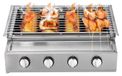 Merkloos Gas Grillset - 4 burners - Height adjustable