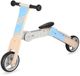 Spokey Blauwe 2in1 Step & Loopfiets Hout