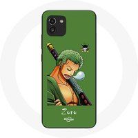 Maniacase Etui voor Samsung Galaxy A03 One Piece Manga Zoro Zwaard