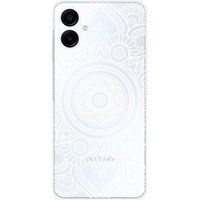 Samsung Galaxy A06 Mandala blanc bedrukt siliconen hoesje