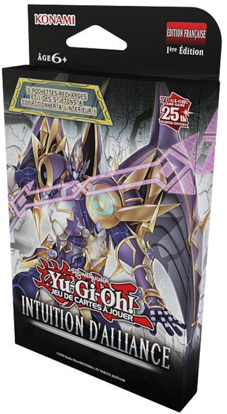 Konami Yu-Gi-Oh! JCC - Pack de 3 Boosters Intuition d'Alliance (Blister cartonné) - FR