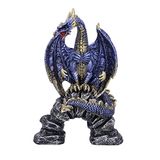 Nemesis Now Acko Draak Beeldje, Blauw, 15.5cm