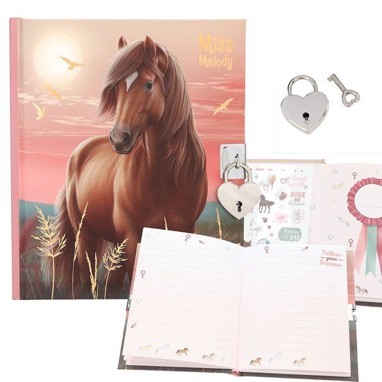 Depesche Miss Melody dagboek met stickers