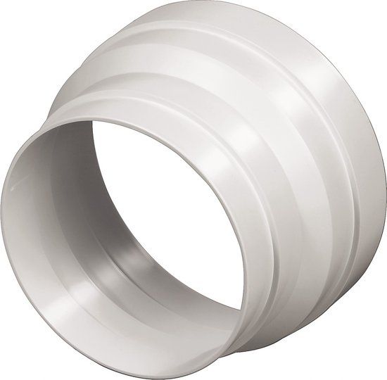 Xavax verloopstuk voor luchtafvoer 125 naar 100mm - Wit